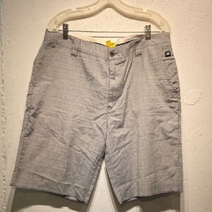 Analog Light Gray Flat Front Shorts (36)